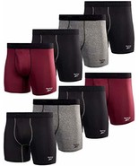 Reebok Men&#39;s Boxer Briefs - 8 Pack Performance Mens Underwear Boxer Brie... - $54.98