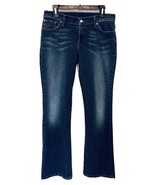 Lucky Brand Dungarees by Gene Montesano Womens 30 Dark Wash Midrise Flar... - €19,77 EUR