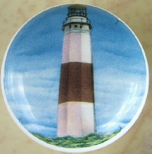 Ceramic knob Light House Lighthouse Montauk NY - $4.55
