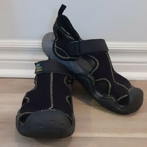Crocs Mens Swiftwater Fisherman 15041 Sandals Size 10 Black Water Sandal... - £29.83 GBP