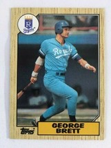 1987 Topps George Brett Baseball Kansas City Royals No. 400 NM-M - £1.55 GBP