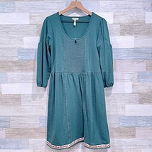 Matilda Jane Nadine Fancy Charlie Dress Green Jersey Knit Casual Womens ... - £26.73 GBP