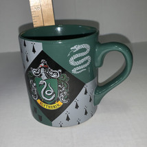 Harry Potter Slytherin Green Ceramic Coffee Mug Cup Warner Bros 14oz Unused  - £14.34 GBP