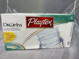 Playtex Baby Drop-Ins Liners - 8oz -10 oz - 50 Count New Sealed Fast Shipping  - £32.08 GBP