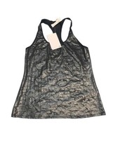 New Fabletics Gray Eiffel Tank Printed Racerback Athletic Size Small - £28.40 GBP