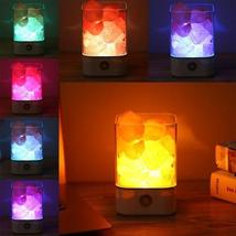 USB Crystal Light Himalayan Salt LED Lamp - £25.98 GBP