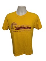 St Thomas Aquinas College Spartan Track Field Callagy Adult Small Yellow TShirt - £14.08 GBP