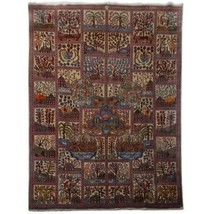 10x13 Authentic Hand-knotted Signed Kashmar Rug B-82263 - £1,610.06 GBP