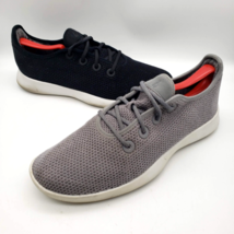 Allbirds Men&#39;s Size 12 Shoes Tree Runner Wool Slip Ons Black Grey Lot of 2 - $39.55