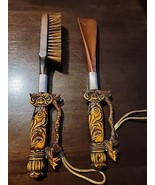 Vintage Catalin Shoe Horn And Brush Dog Made In Japan