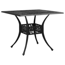 Classic Style Outdoor Garden Patio Cast Aluminium Square Dining Coffee Table - £242.59 GBP+