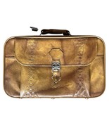 Vintage 1970s Marble Brown American Tourister Soft-Sided Weekender Suitcase - $33.03 CAD