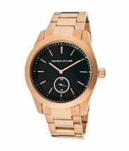 NEW Kenneth Jay Lane KJLANE-2308B 2300 Womens Series Black Dial Rose Gold Watch - £42.79 GBP