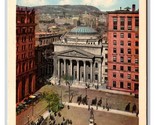 Bank of Montreal Place D&#39;Armes Montreal Quebec Canada UNP WB Postcard Z3 - £1.53 GBP