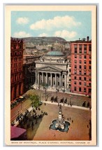 Bank of Montreal Place D&#39;Armes Montreal Quebec Canada UNP WB Postcard Z3 - £1.54 GBP