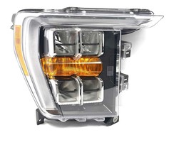 2021-23 Ford F150 RH Passenger Led W/o Projector Headlamp Black Bezel Br... - $277.15