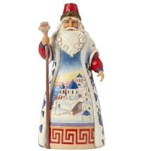 Jim Shore Greek Santa Figurine 7" High Heartwood Creek Collection Christmas image 1
