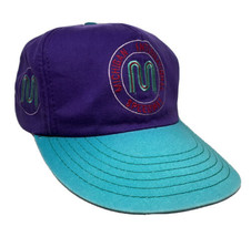 Michigan International Speedway Purple and Green Snapback Hat Cap Made in USA - £11.60 GBP