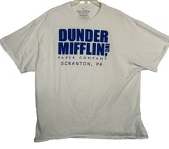 The Office Mens T Shirt 2XL Dunder Mifflin Paper Cotton Short Sleeve Tee... - $14.03