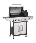 VEVOR Gas Grill, 4 Burner Propane Gas Grill with Side Burner, 425 SQ.In ... - $358.96