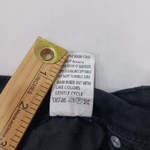 Mid-Rise Women's Black Cotton Blend Bootcut Denim Jeans Size Small (26×30) image 4