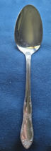 W.M.A. Rogers Stainless Steel Serving Spoon Oneida Ltd. Floral Pattern D... - $168.53 MXN