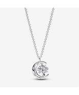 Moon &amp; Spinning Tree Pendant Necklace，Fits Pandora charms  - $28.70 CAD