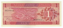 Netherlands Antilles, 1 Gulden, 1970, P20, UNC - $9.58