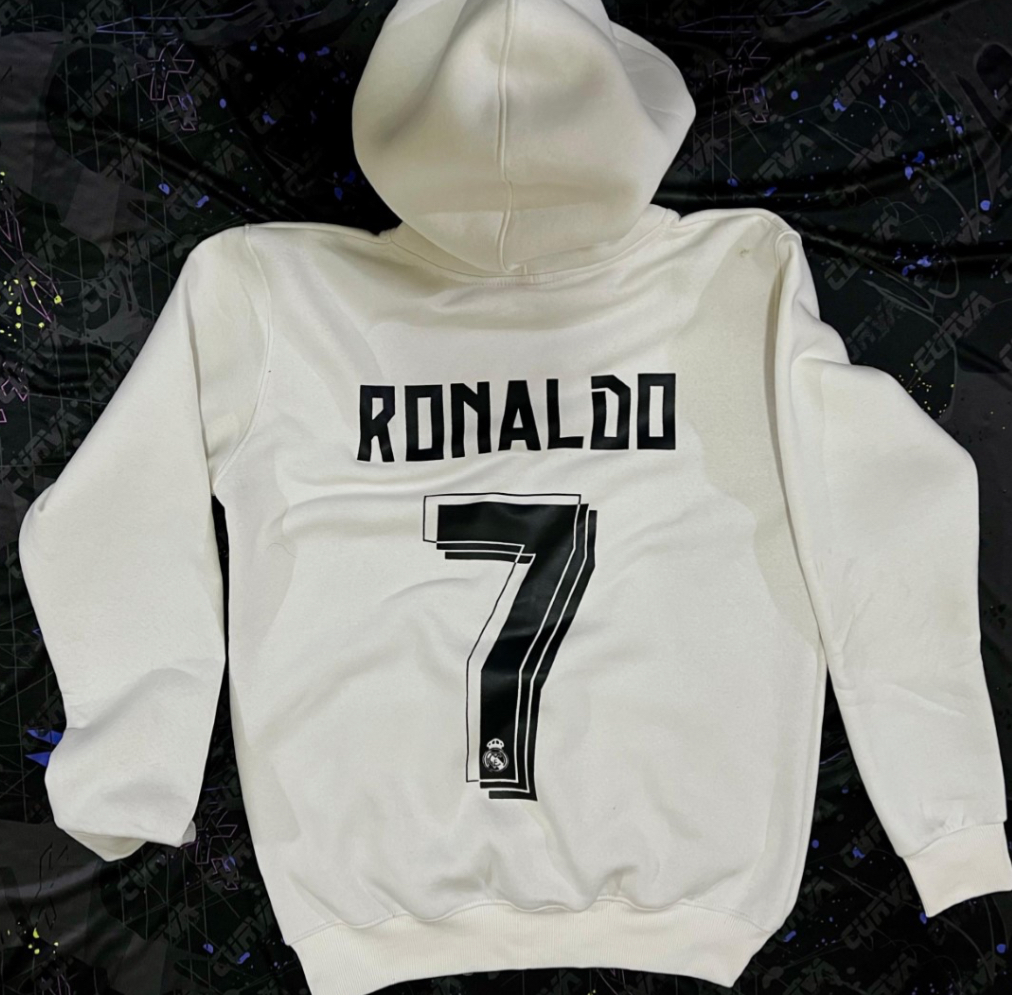 CRISTIANO RONALDO REAL MADRID HOODIE (UNISEX ) HOODIE //FREE SHIPPING