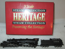 Heritage Santa Fe 2-8-8-2 Steam Locomotive &amp; Tender #1790 - 7527 NIB - £424.27 GBP