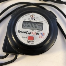 Vintage Casio SWC-20 World Cup USA 94 Stopwatch TESTED WORKING - £38.69 GBP