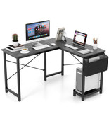 Modern Reversible Computer Desk with Storage Pocket and CPU Stand for Wo... - $2,985.63 MXN