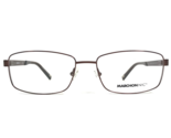 Marchon Eyeglasses Frames M-2007 210 Brown Rectangular Full Rim 56-17-140 - £29.39 GBP