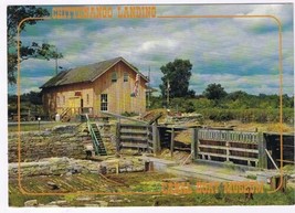 New York Postcard Chittenango Landing Canal Boat Museum Erie Canal - $2.96