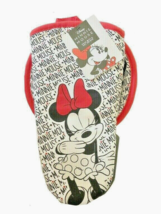 Disney Minnie Mouse Neoprene Oven Mitt &amp; Pot Holder Set 100% Cotton - £24.51 GBP