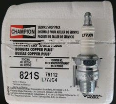 Champion Marine Spark Plug L77JC4 #821s 821M Replaces L4G L77J4 L77JC W2... - $4.45