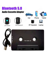 Bluetooth AUX Cassette Adapter 5.0 Wireless Hands-Free Car Tape Player - $49.37 CAD+