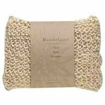 NEW Baudelaire Scrubber Body Sisal Natural Exfoliating Accessory 1 Count - £15.70 GBP