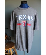 Baseball Genuine Merchandise Men&#39;s Gray Short Sleeve Texas T, T-Shirt ~L~ - £12.46 GBP