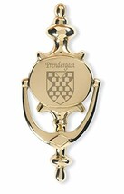 Prendergast Irish Coat of Arms Brass Door Knocker - £24.98 GBP