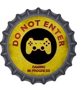 Do Not Enter Playstation Gaming In Progress Novelty Metal Bottle Cap 12 ... - $36.85 CAD