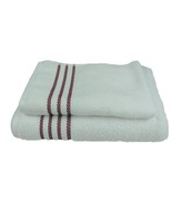 MSRP $30 Hudson Park Collection Cotton Borderline Bath Towel - $253.28 MXN