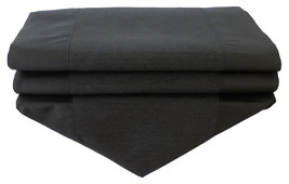 TIL224 black uni color runner tablecloth tablerunner silk 250x30cm 99&quot;x12&quot; - £14.38 GBP