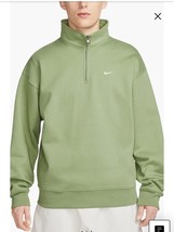 NWT men&#39;s small Nike Solo Swoosh 1/4-Zip Pullover Sweatshirt DQ5209 HEAV... - $86.19 CAD