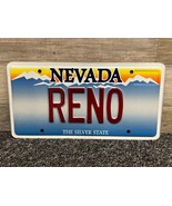 Nevada &quot;RENO&quot; The Silver State Souvenir Vanity License Plate Collectible... - $17.41