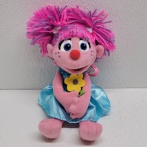 Sesame Street Fairy Flower Abby Cadabby Soft Plush Doll 10&quot; - £7.47 GBP