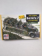 SEALED~Lindberg Model Kit  Sd.Kfz.7~ 8 Ton Semi-Track WWII German 1:40~H... - £16.85 GBP