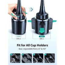 [Stable & Secure] 15'' Cup Holder Phone Mount, [Upgraded Solidest] Cup Holder Ph - £56.53 GBP