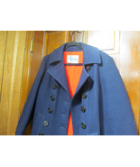 Navy Blue Pea Jacket vintage - $1,034.50 MXN