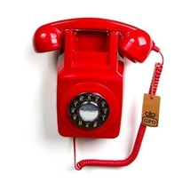 GPO 746 Push Button Retro Phone with Authentic Bell Ring and Wall Mount ... - $121.00